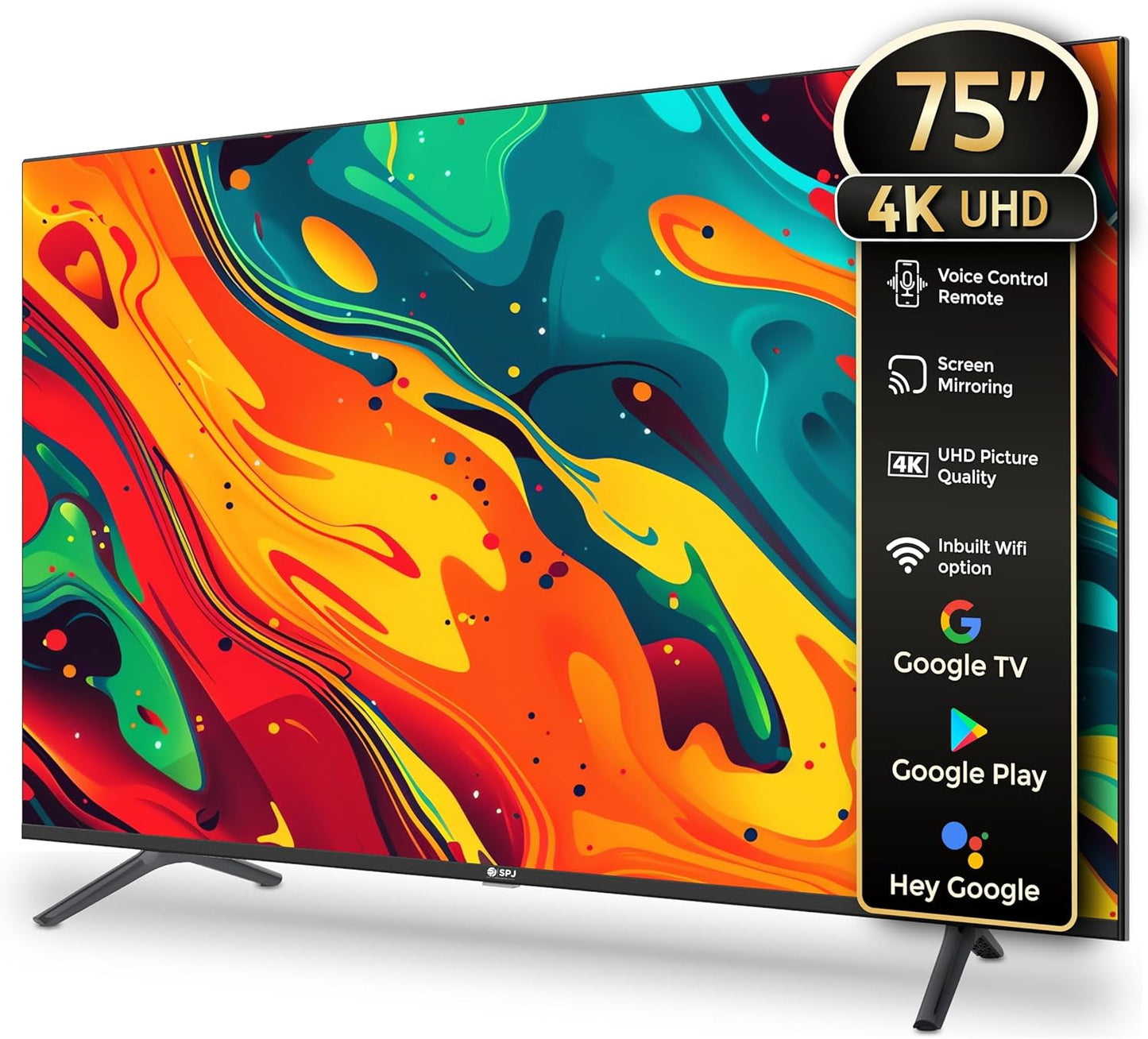 Smart TV SPJ 75" 4K UHD ANDROID | ref. SPJ-4KS75BL4200V