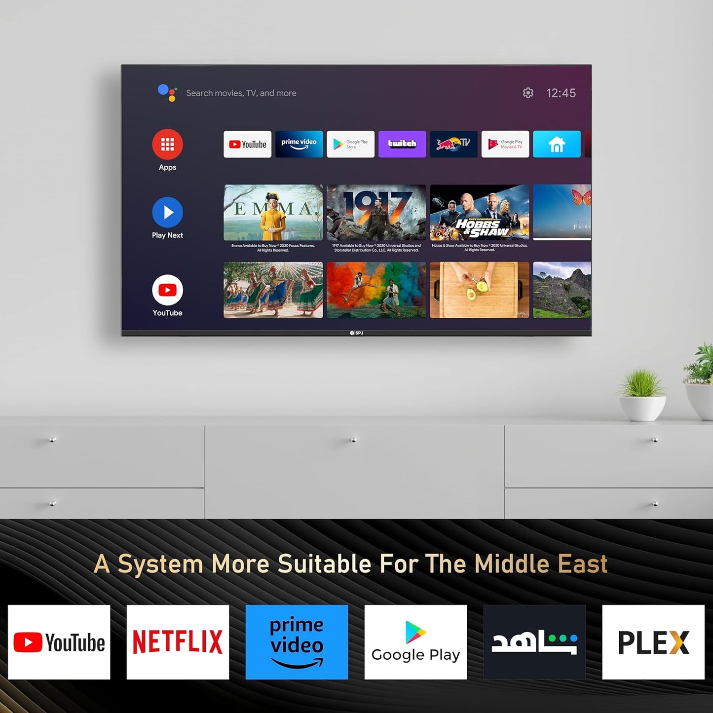 Smart TV SPJ 55" 4K UHD ANDROID | ref. SPJ-4KS55BL3200V