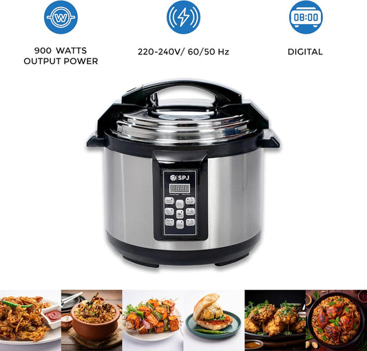 Panela de Pressão Elétrica para Arroz SPJ 5L 900W | PCU05-SS01