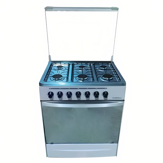 INDEMAX 6-Burner Gas Stove White| IND-C800-BW-BRANCO