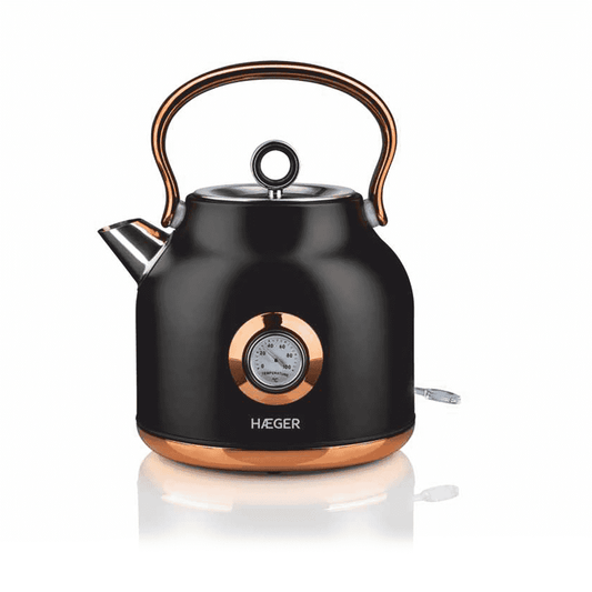 HAEGER Art Deco electric kettle 1.7L 2200W black inox in Angola