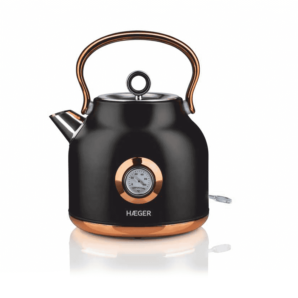 HAEGER Electric kettle  ART DECO BLACK – Inox 1,7L 2200W ref T-46130686