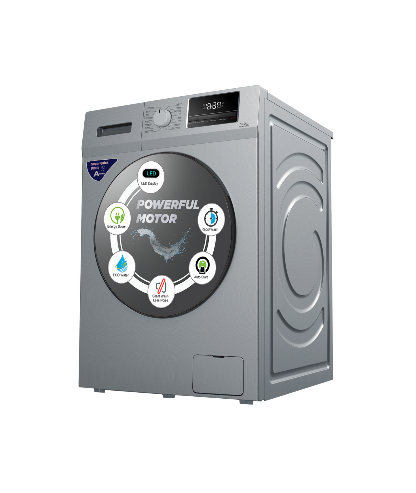 SPJ AUTOMATIC WASHING MACHINE 8KG | SPJ-FLFAMX-8KGR