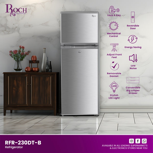Refrigerador ROCH 182L | RFR-230DT-B