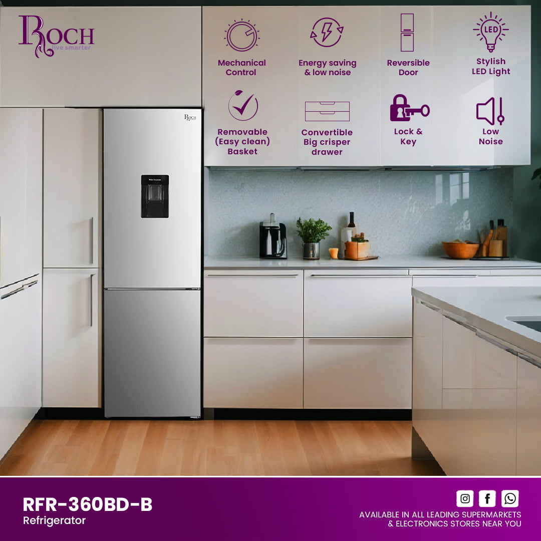 ROCH Refrigerator 310L | RFR-360BD-B