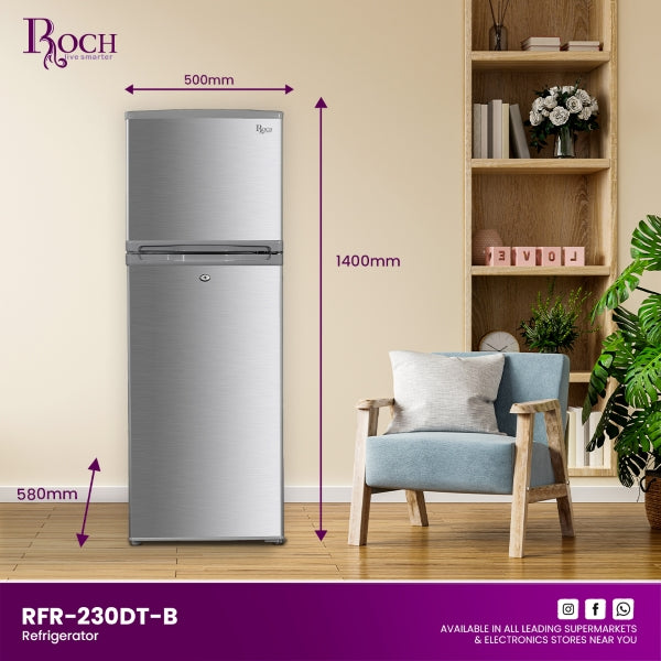 Refrigerador ROCH 182L | RFR-230DT-B