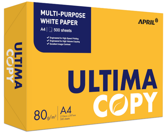 ULTIMA COPY 80gsm Papéis A4 multiuso 500 folhas 5 resmas/caixa | Ultima80GSM