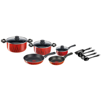 TEFAL Tempo Flame cookware set 12 pieces vibrant non stick complete in Luanda