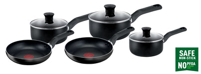 TEFAL Essential Non-Stick Cookware Set 8 Pieces ref T-B472S544