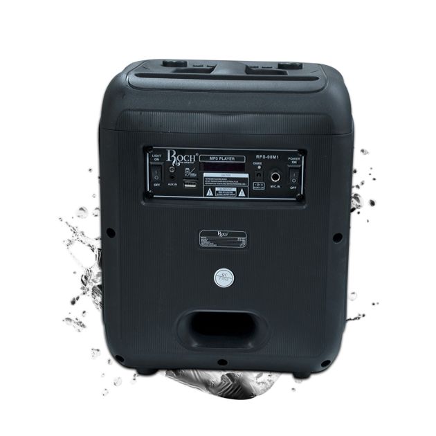 Caixa de Som Recarregável Roch com Microfone 1 Subwoofer 8"/40W ref EZ-RPS-08M1