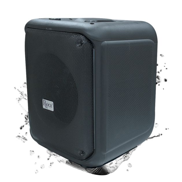 Caixa de Som Recarregável Roch com Microfone 1 Subwoofer 8"/40W ref EZ-RPS-08M1