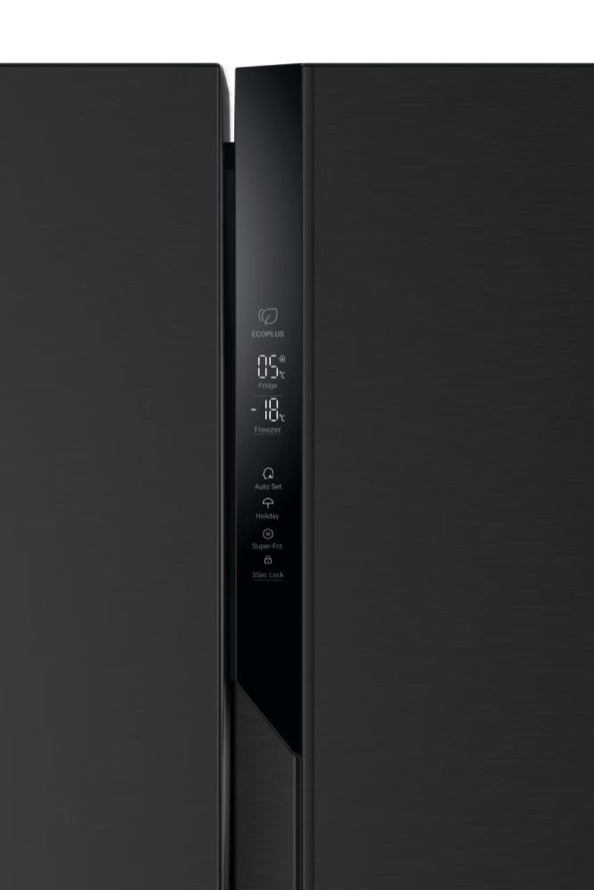 HAIER Refrigerator Side-By-Side 528L Black | HSR3918ENPB ref E-7934
