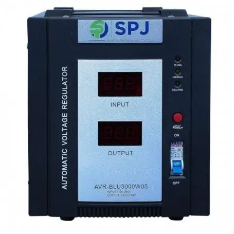 Regulador Automático de Tensão SPJ 3000W | ref SPJ- AVR-BLU3000W05