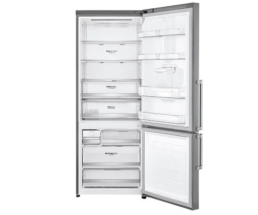 Refrigerador LG com Freezer Inferior e Dispensador de Água 446L | GCF689BLCM ref E-7908