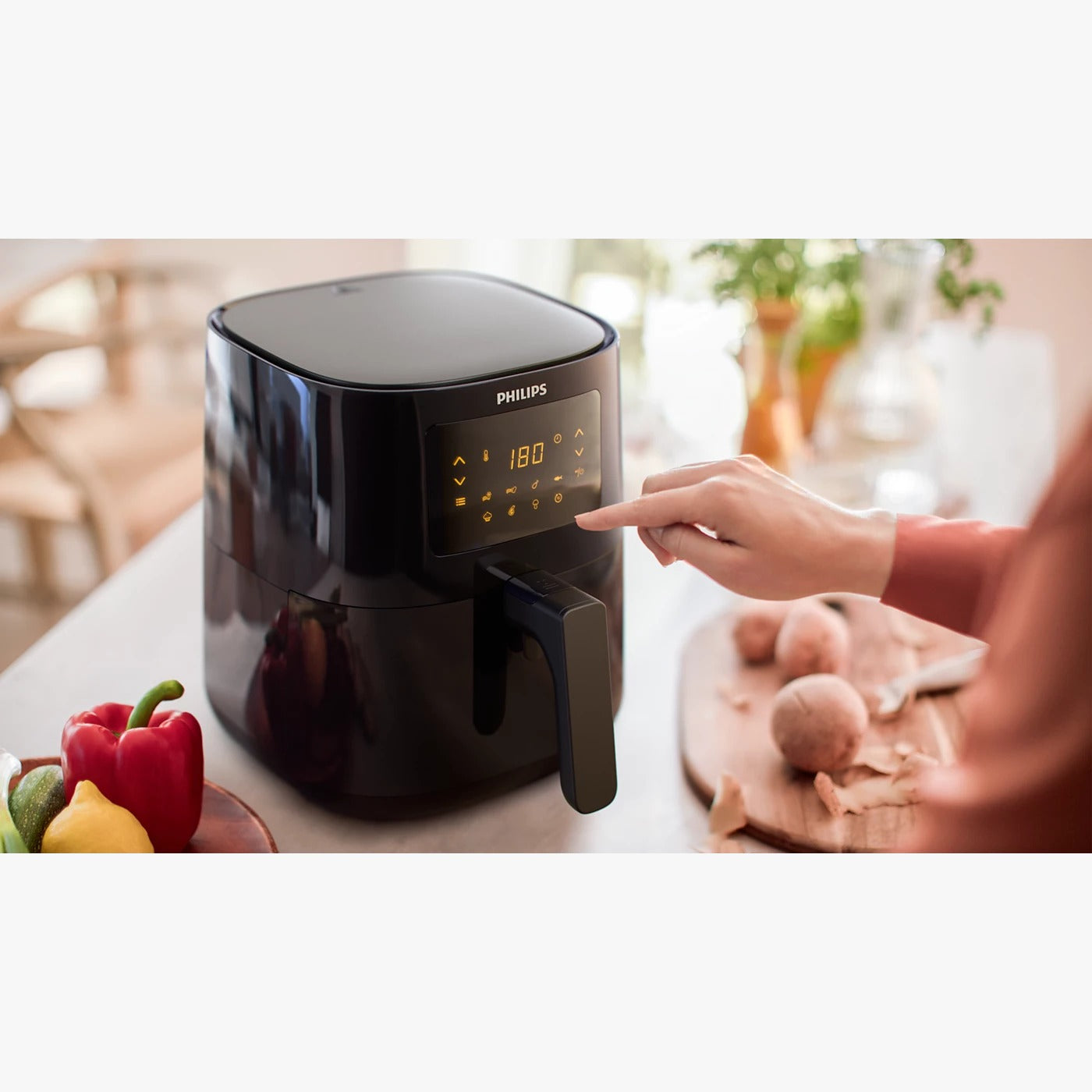 Fritadeira a Ar Philips 1400 W/4,1 L ref. T-HD9252/91