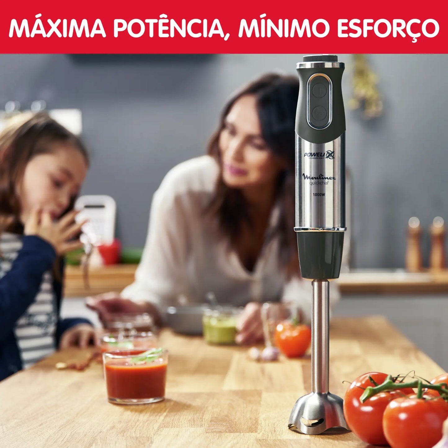 Batedeira de Mão MOULINEX QUICKCHEF 3 em 1 1000 W | ref T-DD655810