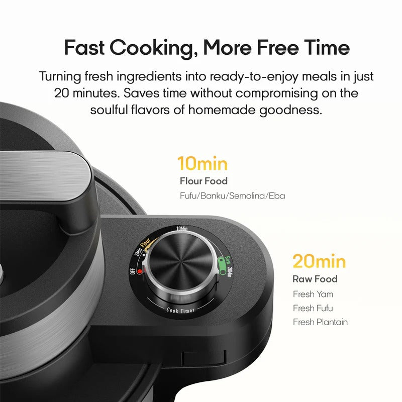 SYINIX SWALLOW MAKER ECO Cooking & Pounding 6L  | ref SY-SFM60E1