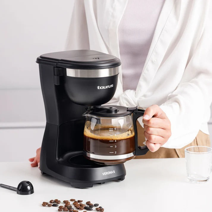 TAURUS Drip Coffee Maker 600W VERONA 6 | ref E-4566