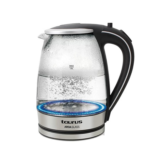 Chaleira Elétrica TAURUS AROA VIDRO 2200W/1,8L | ref E-4585