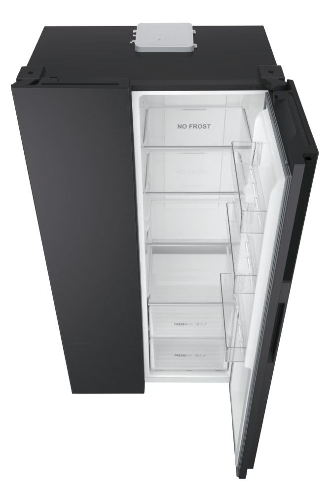 HAIER Refrigerator Side-By-Side 528L Black | HSR3918ENPB ref E-7934