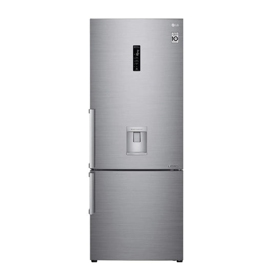Refrigerador LG com Freezer Inferior e Dispensador de Água 446L | GCF689BLCM ref E-7908