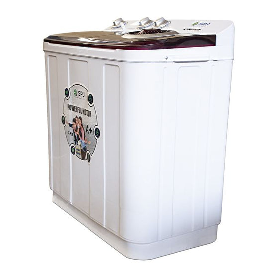 Máquina de lavar roupa semiautomática SPJ 7KG | ref SPJ-TLWTU-7SAM