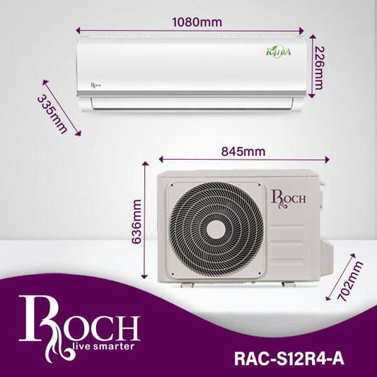 ROCH Split Air Conditioner 12000 BTU ref EZ-RAC-S12R4-A